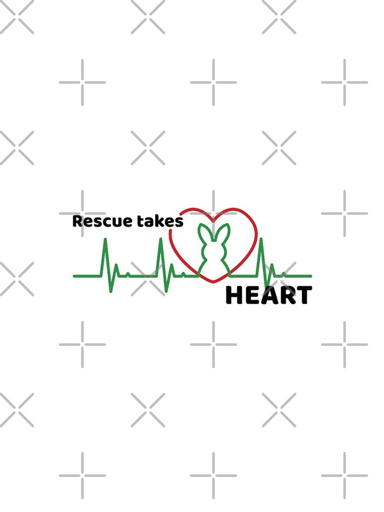 Thumbnail 4 of 4, iPhone Case, Rescue Takes Heart - Rabbit designed and sold by MSwiftDesigns.