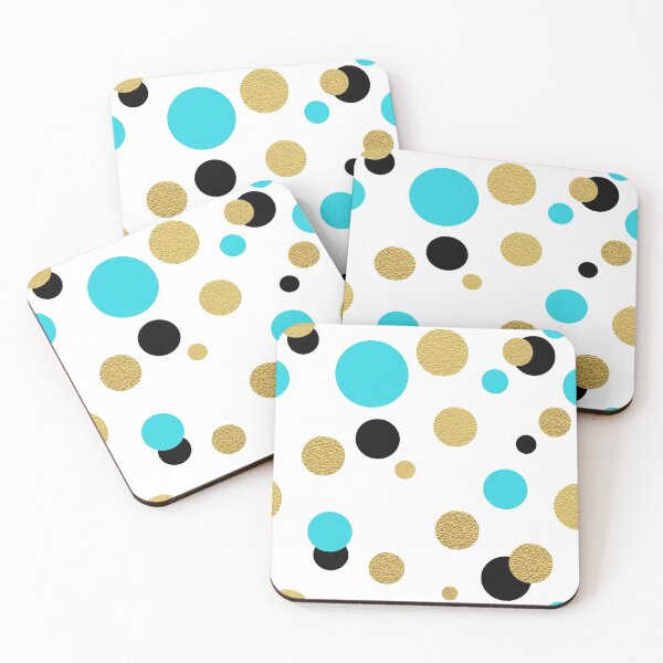 Item preview, golden mint circles pattern designed and sold by Con Inspo.