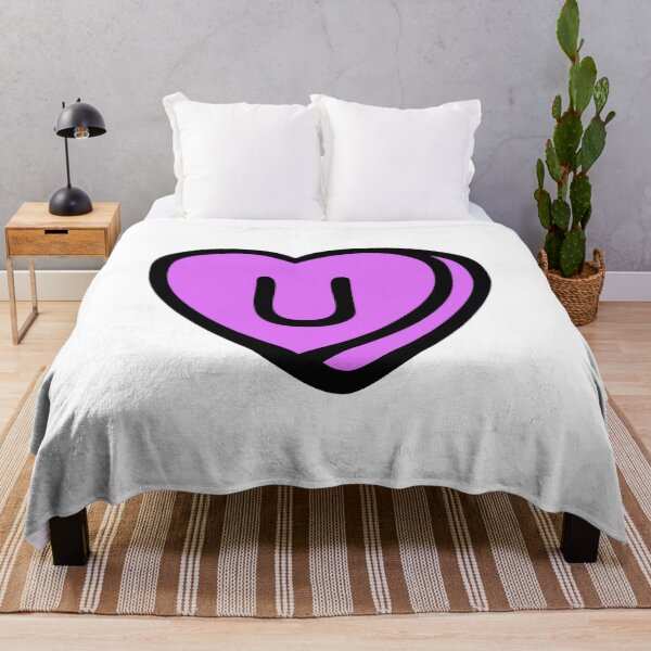 Item preview, Letter U purple heart designed and sold by RafaTakami.