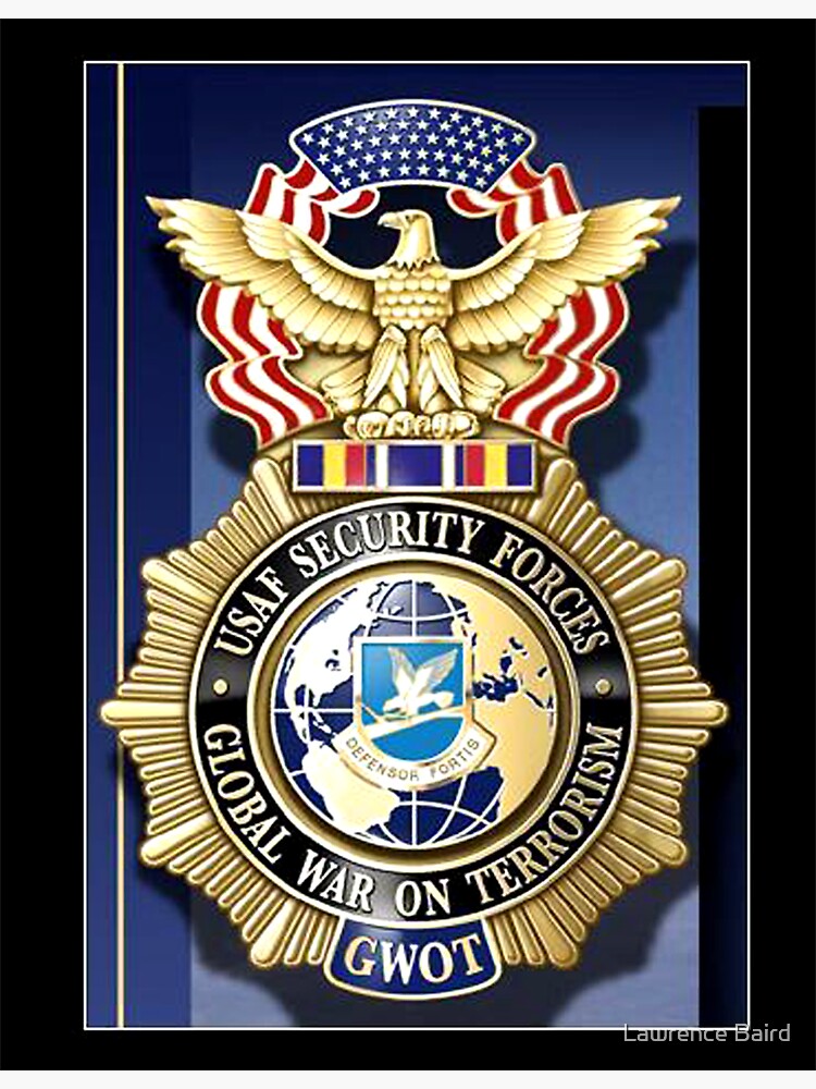 "United States Air Force Security Forces" Sticker for Sale by Lawrence
