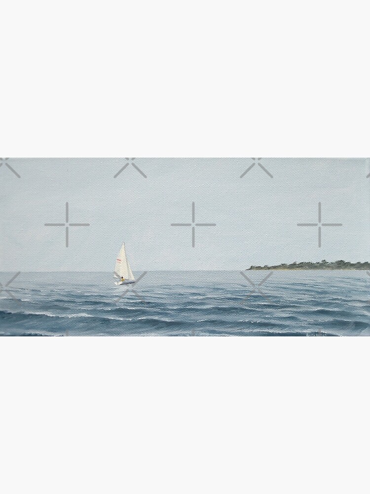 Sailboat headed for shore - painting by EmilyBickell