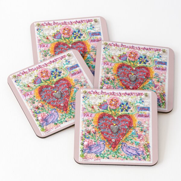 Item preview, Embroidered heart designed and sold by Nelma Guimarães.