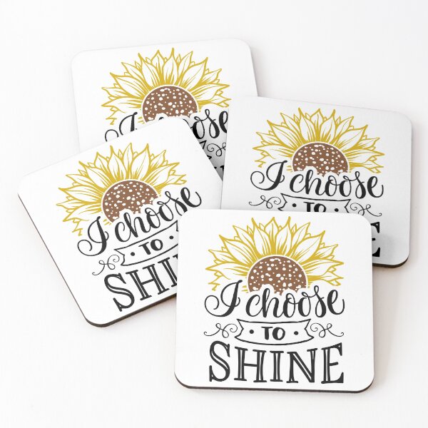 Item preview, I choose to shine positive affirmation, positivity sunflower designed and sold by OnlyGoodVibesZ.