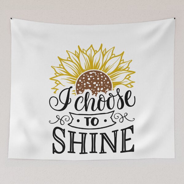 Item preview, I choose to shine positive affirmation, positivity sunflower designed and sold by OnlyGoodVibesZ.