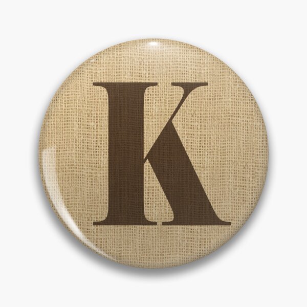 Item preview, Monogram Burlap Initial K designed and sold by Elsy's Art.