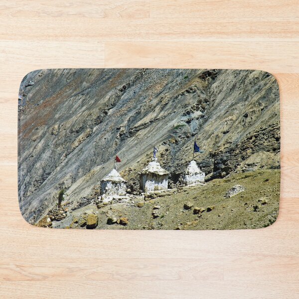 Item preview, Tibetan Buddhist Stupas Himalaya Mountains Landscape, India designed and sold by worldways.