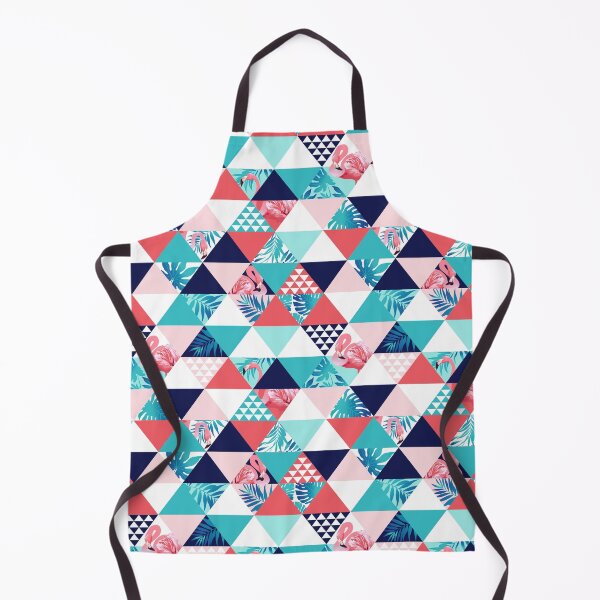 Item preview, retro flamingo tropical triangle background designed and sold by TheSimpleMan.