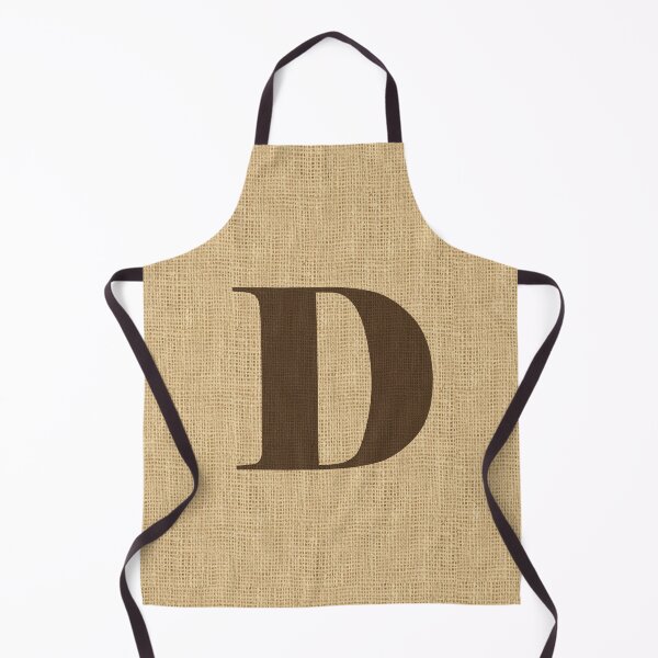 Item preview, Monogram Burlap Initial D designed and sold by Elsy's Art.