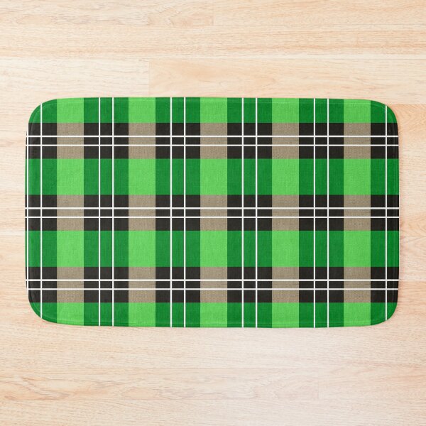 Item preview, Tartan Plaid Green and Black with Fabric Texture Look designed and sold by Darcy777.