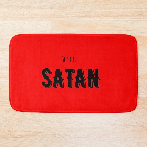 Artikelvorschau, Wtf Satan (satanisch) entworfen und verkauft von Slangt-shirt.