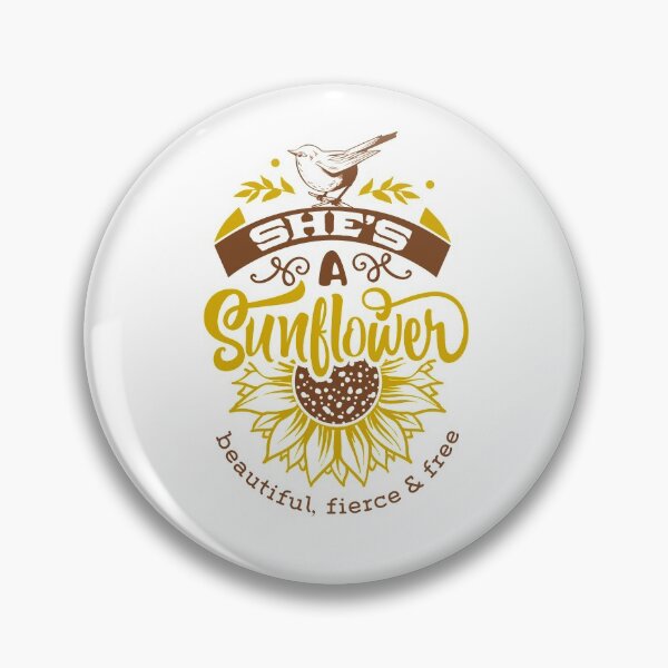 Item preview, She´s a sunflower beautiful fierce free positive affirmation designed and sold by OnlyGoodVibesZ.
