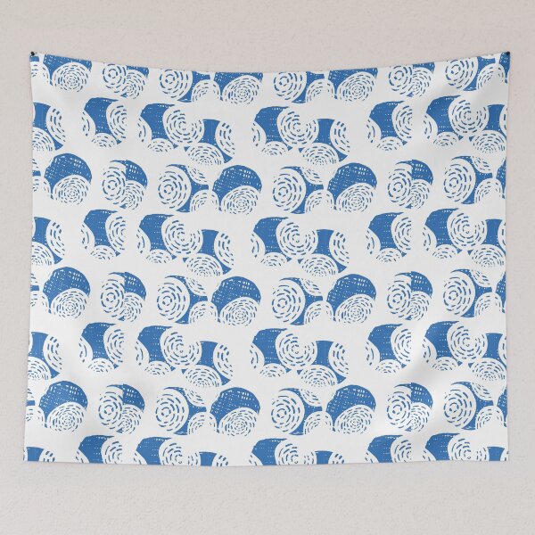 Item preview, Blue swirl designed and sold by Xewali.