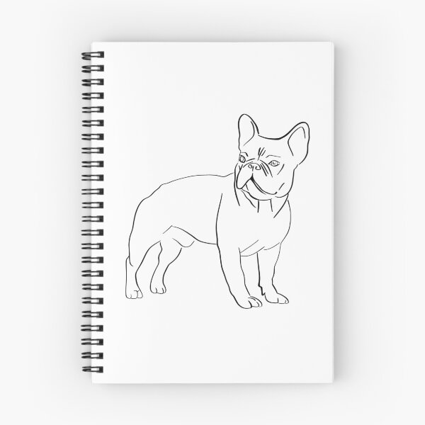 Item preview, French bulldog drawing minimalist designed and sold by -Holy-Chicken-.