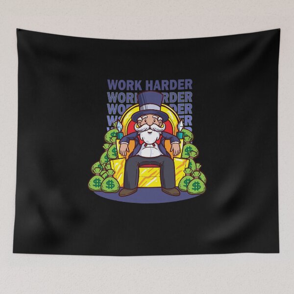 Item preview, Work Harder Capitalism Entrepreneur Motivation Quote   designed and sold by BornDesign.