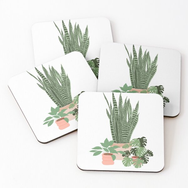 Item preview, Multiple plants - Monstera, pothos and snake plant designed and sold by lettersbysid.