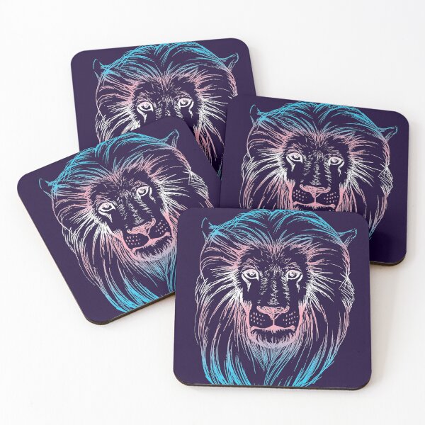 Item preview, Lion Art (trans flag) designed and sold by BardicCat.
