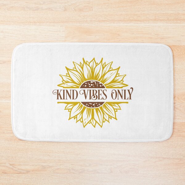 Item preview, Kind Vibes Only Sunflower quote designed and sold by OnlyGoodVibesZ.