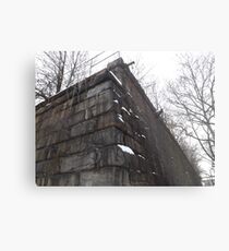 Harsimus Stem Embankment, Jersey City, New Jersey, Former Pennsylvania Railroad Embankment Metal Print