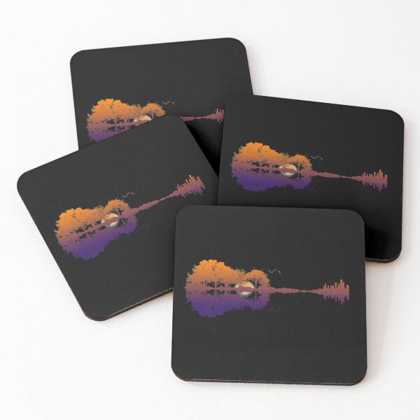 Item preview, Guitar Lake Reflections Musician Guitar Lover designed and sold by Dibble Dabble Designs.