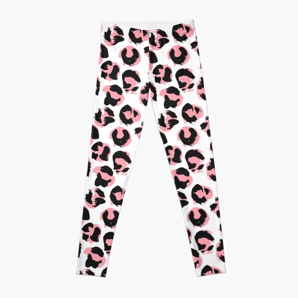 Pink leopard Leggings for Sale by JuliaBadeeva
