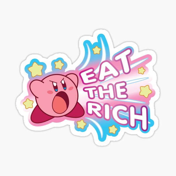 Iss die Reichen - Trans Pride Sticker
