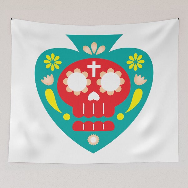 Item preview, day of dead with the heart designed and sold by Coapangojff.