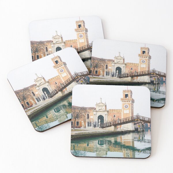 Item preview, Venetian Arsenal tower and Ponte del Paradiso in Venice designed and sold by Ana Fidalgo.