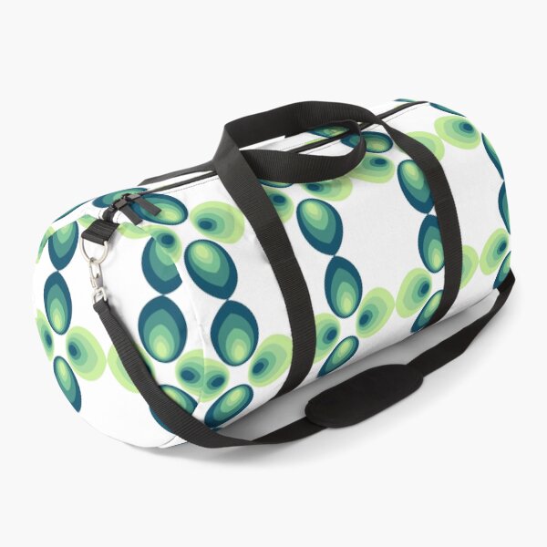 Item preview, Ombre Teal Green Peacock Abstract Pattern designed and sold by candhdesigns.