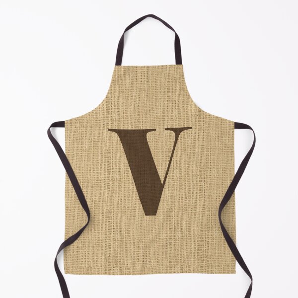 Item preview, Monogram Burlap Initial V designed and sold by Elsy's Art.