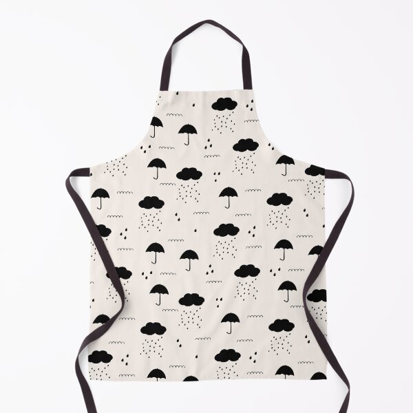 Item preview, rainy day doodle cute black and white background designed and sold by TheSimpleMan.