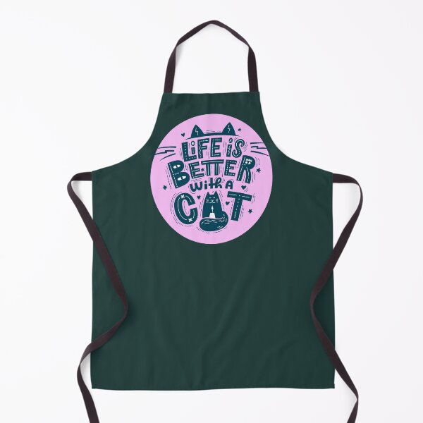Item preview, kitty quote Life is Better with a Cat designed and sold by TheSimpleMan.