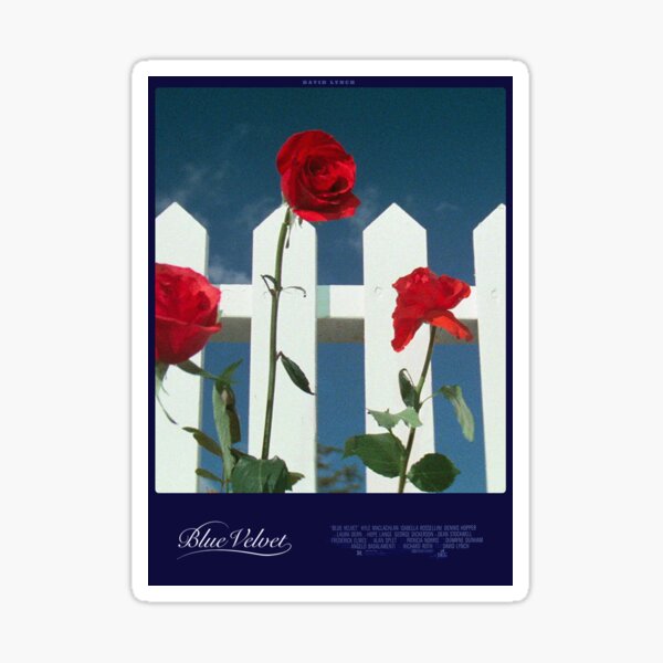 Item preview, BLUE VELVET custom poster print - flowers designed and sold by FLONE designs.