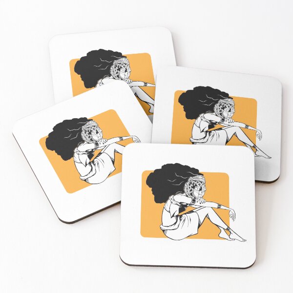 Item preview, Gelede Masked Woman Yellow designed and sold by Motodo.