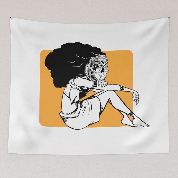 Item preview, Gelede Masked Woman Yellow designed and sold by Motodo.