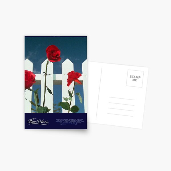 Item preview, BLUE VELVET custom poster print - flowers designed and sold by FLONE designs.