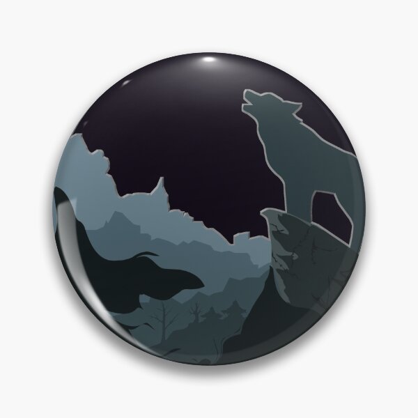 Item preview, Howling Wolf on Ridge graphic design designed and sold by Wildjourne.