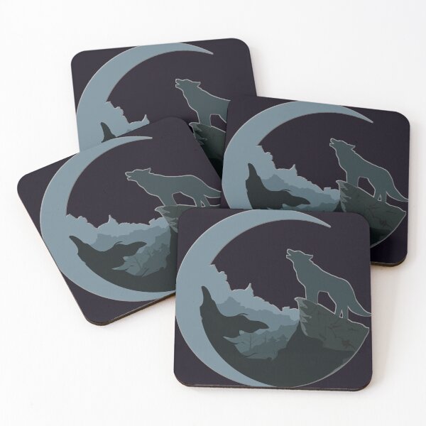 Item preview, Howling Wolf on Ridge graphic design designed and sold by Wildjourne.