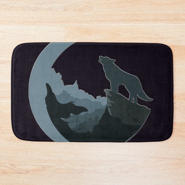 Item preview, Howling Wolf on Ridge graphic design designed and sold by Wildjourne.