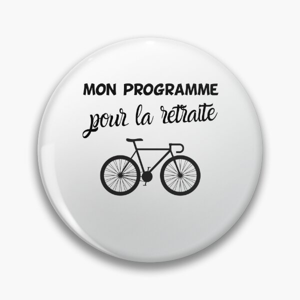 Aperçu de l'œuvre Programme retraite vélo cycliste cadeau créée et vendue par joozybart.