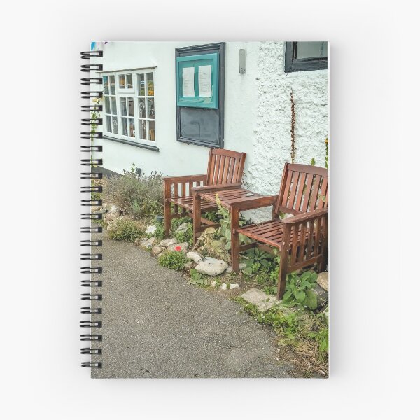 Item preview, Wooden table and matching chairs outside a white cafe in the village of Horning in the Norfolk Broads National Park designed and sold by yackers1.