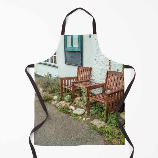 Item preview, Wooden table and matching chairs outside a white cafe in the village of Horning in the Norfolk Broads National Park designed and sold by yackers1.