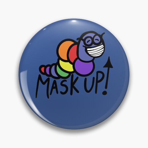 Artikelvorschau, Cute Mask up Caterpillar entworfen und verkauft von FrictionMaxxing.