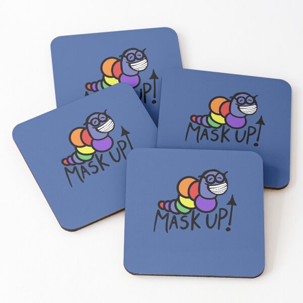 Item preview, Cute Mask up Caterpillar  designed and sold by FrictionMaxxing.