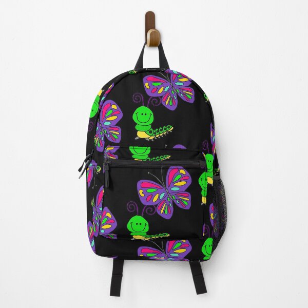 Item preview, Funny Caterpillar and Butterfly Cartoon designed and sold by Nature's Fancy.