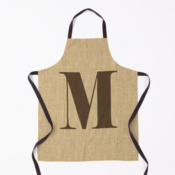 Item preview, Monogram Burlap Initial M designed and sold by Elsy's Art.