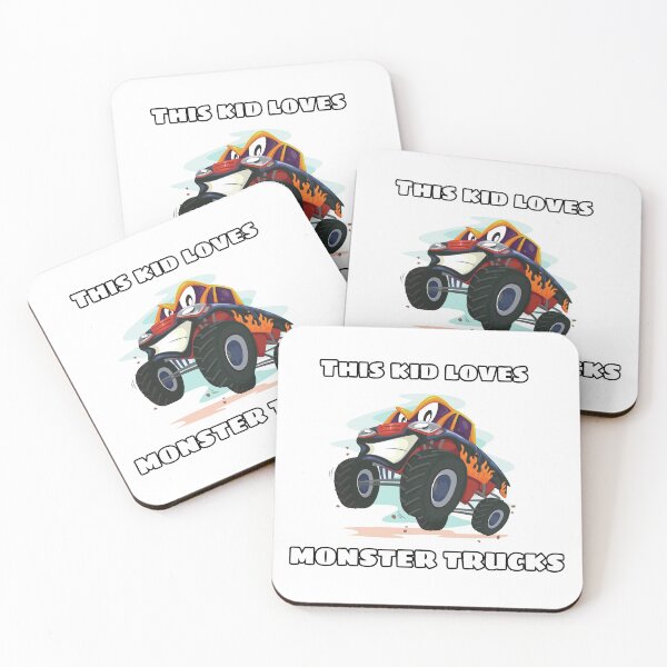 Item preview, This Kid Loves Monster Trucks designed and sold by Suphiss.