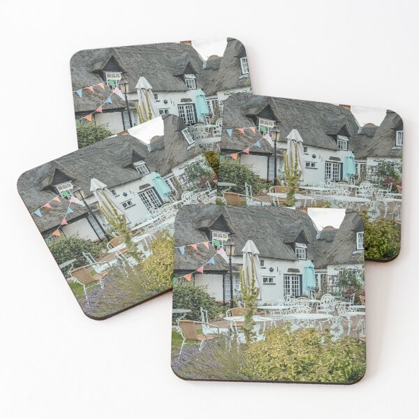 Item preview, Pretty cafe with thatched roof in the village of Horning in the Norfolk Broads National Park designed and sold by yackers1.