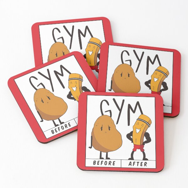 Item preview, Gym Life French Fry Funny Transformation designed and sold by cutenfunny.