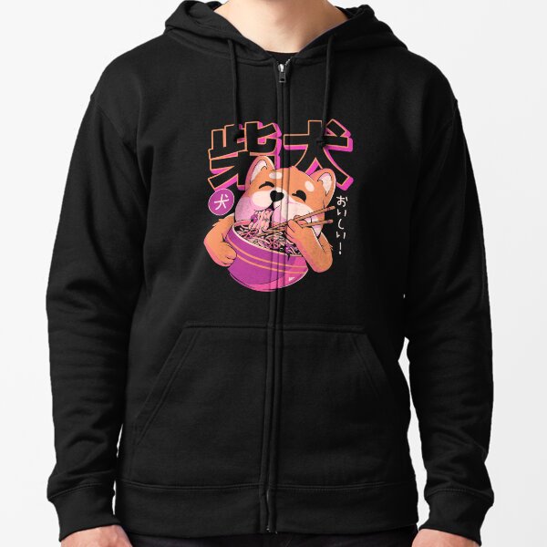 | Ilustrata for Design Shiba Hoodie Redbubble Sale by Zipped Noodles\