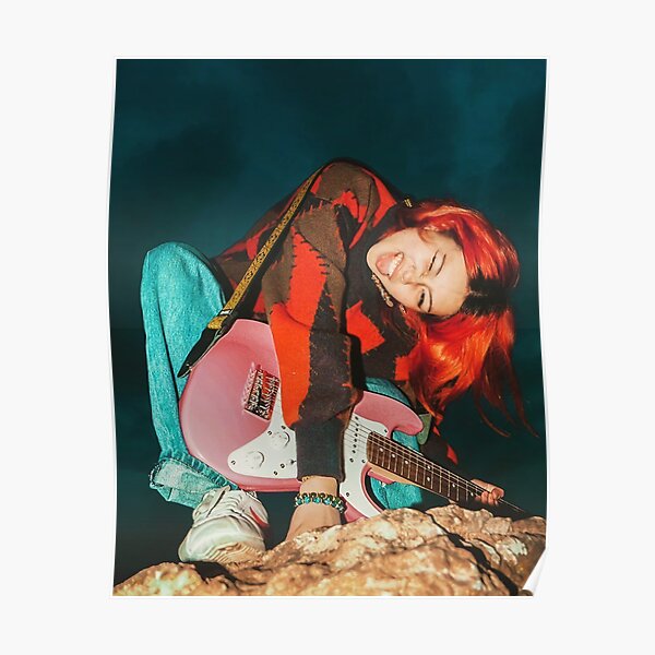 Beabadoobee pink and red Poster